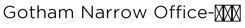 Gotham Narrow Office字体转换